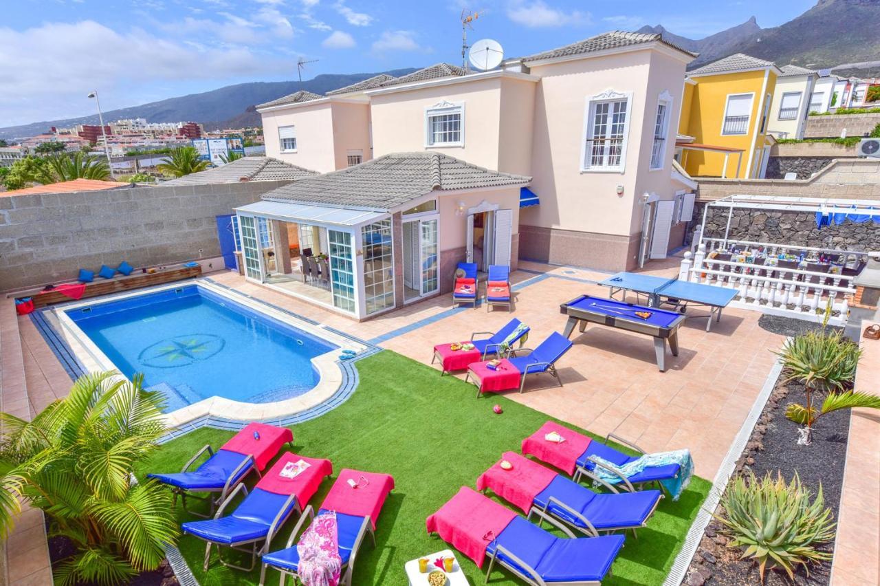 Villa Teide Sol Con Piscina Climatizada, Playa Fanabe, Costa Adeje Екстериор снимка